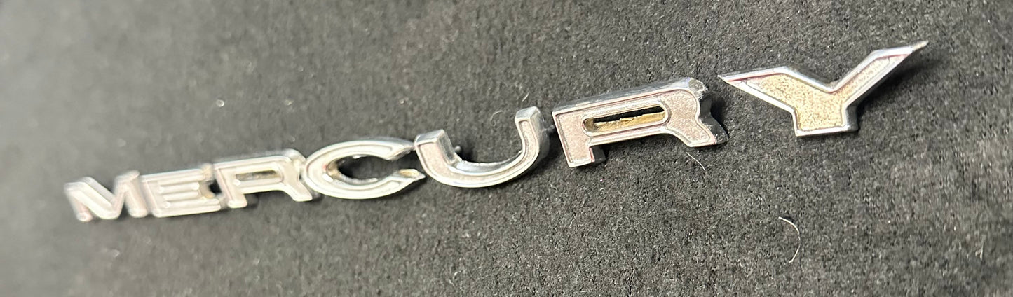 1968-1969 MERCURY CYCLONE TAIL PANEL LETTERING