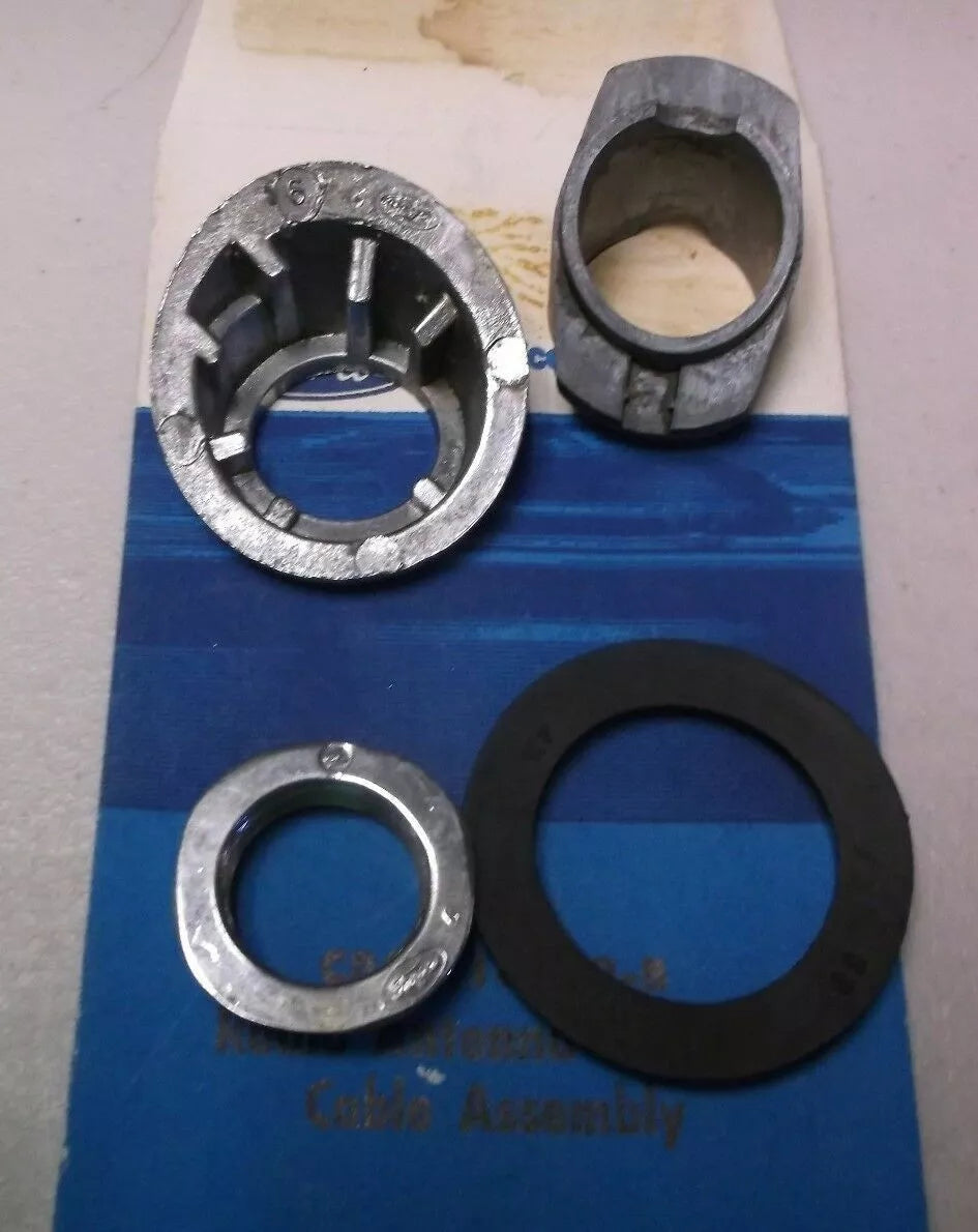 NOS OEM 1963-1964 FORD FAIRLANE ANTENNA BEZEL KIT ORIGINAL