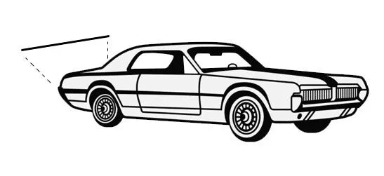 1967-1970 COUGAR DECK LID MOLDING