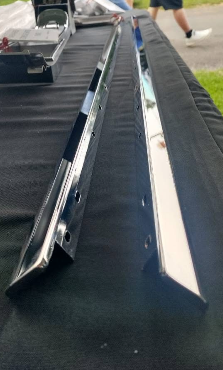 1970-1971 TORINO DOOR TOP EDGE MOLDINGS TRIM