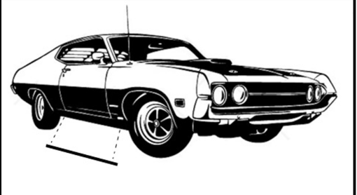 1970 TORINO GT ROCKER MOLDINGS