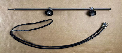 NOS 40's 50's 60's CHEVY FORD CHRYSLER DODGE BUICK TWO POST SIDE MOUNT ANTENNA