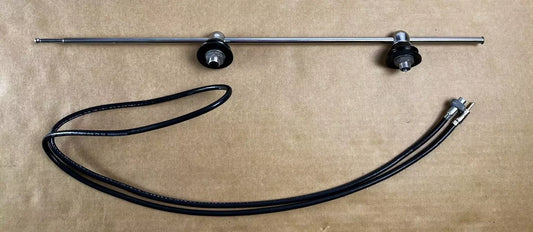 NOS 40's 50's 60's CHEVY FORD CHRYSLER DODGE BUICK TWO POST SIDE MOUNT ANTENNA
