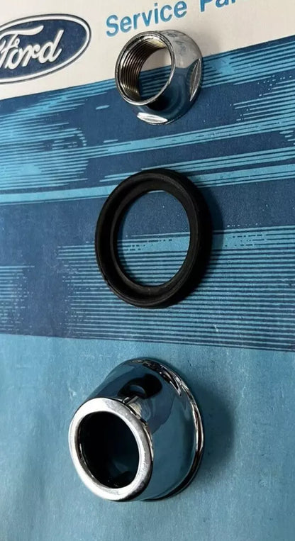NOS 1967-1968 FORD COUGAR ANTENNA BEZEL KIT